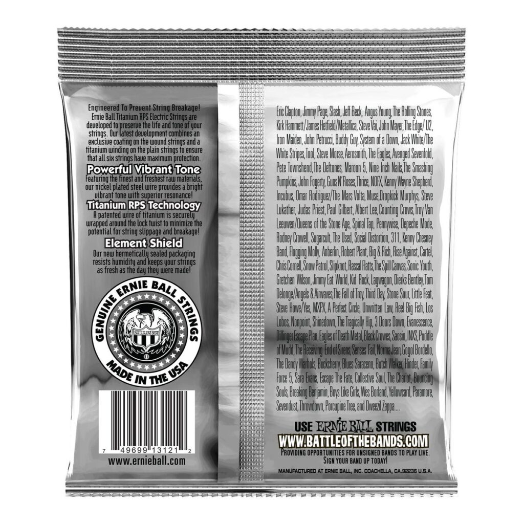 Ernie Ball 3122 Hybrid Slinky Coated Titanium Set 9-46