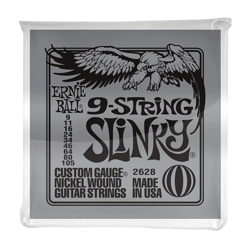 Ernie Ball 2628 Slinky Nickel Wound 9 String Set 9-105