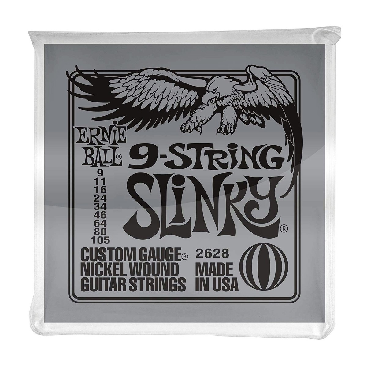 Ernie Ball 2628 Slinky Nickel Wound 9 String Set 9-105 - Image 1