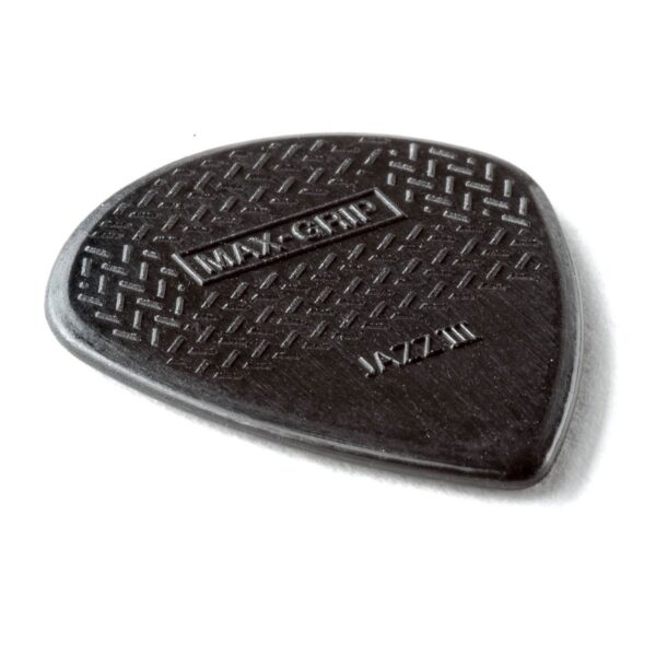 Dunlop JD-471P3S Nylon Max-Grip Jazz III Black Stiffo 1.38mm 6 Pack - Image 2