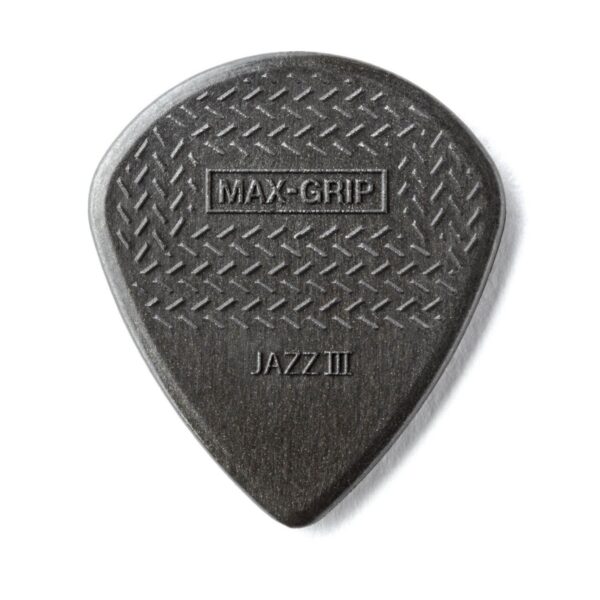 Dunlop Nylon Max-Grip Jazz III Carbon Fiber 1.38mm 6 Pack - Image 1