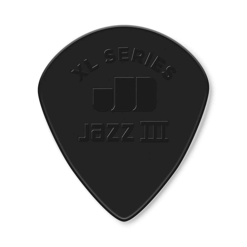 Dunlop JD-47PXLS Nylon Jazz III XL Black Stiffo 1.38mm 6 Pack