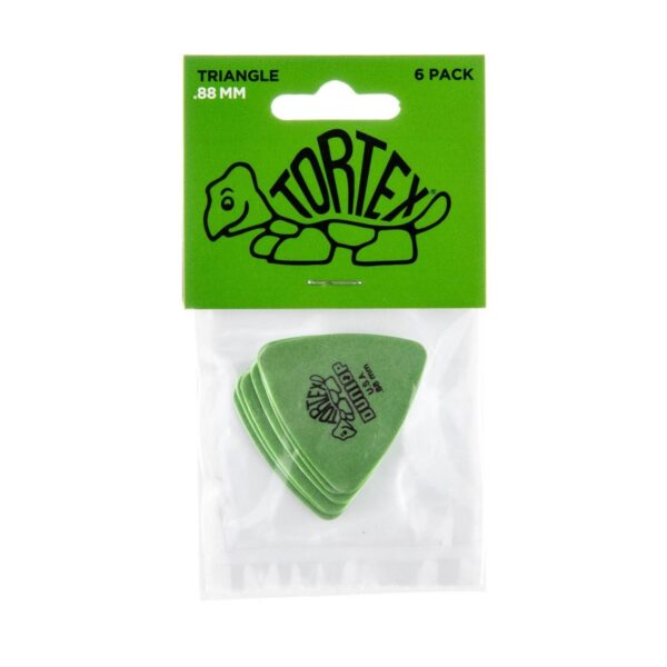 Dunlop Tortex Triangle 0.88mm 6 Pick Pack - Image 3