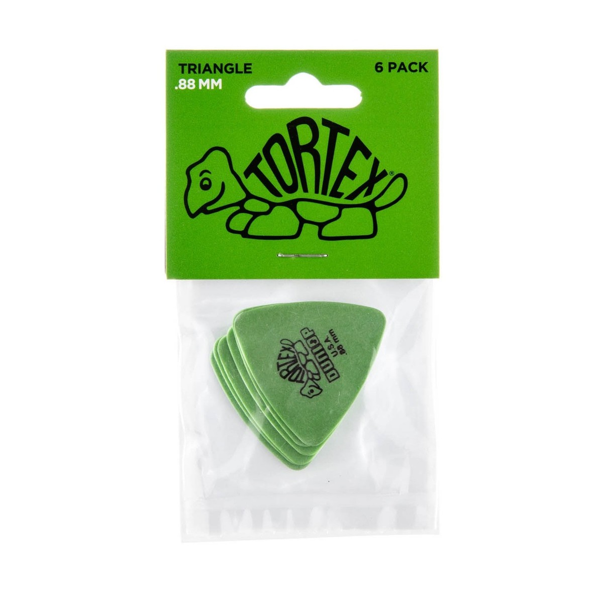 Dunlop Tortex Triangle 0.88mm 6 Pick Pack - Image 3