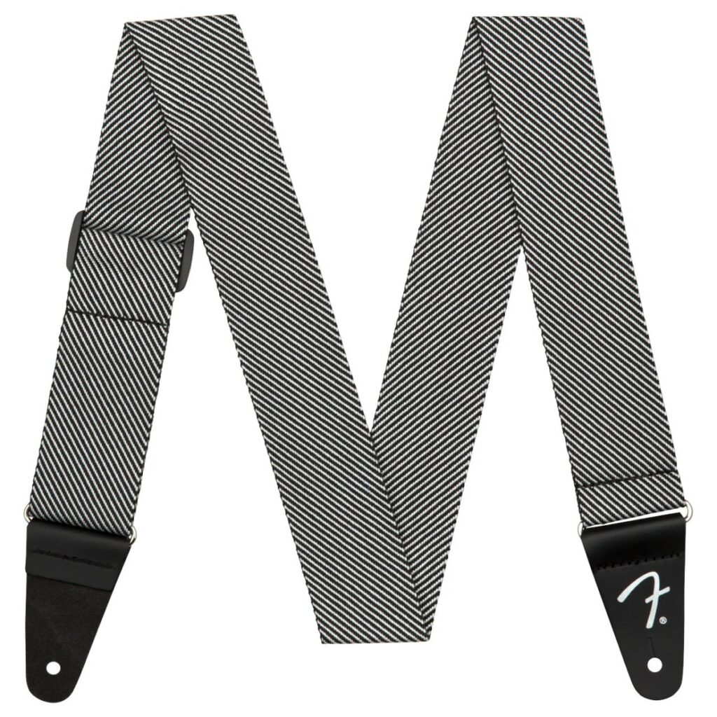 Fender 2" Modern Tweed Strap White and Black Tweed