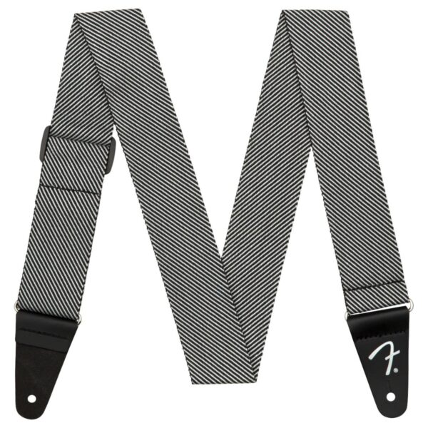 Fender 2" Modern Tweed Strap White and Black Tweed - Image 1