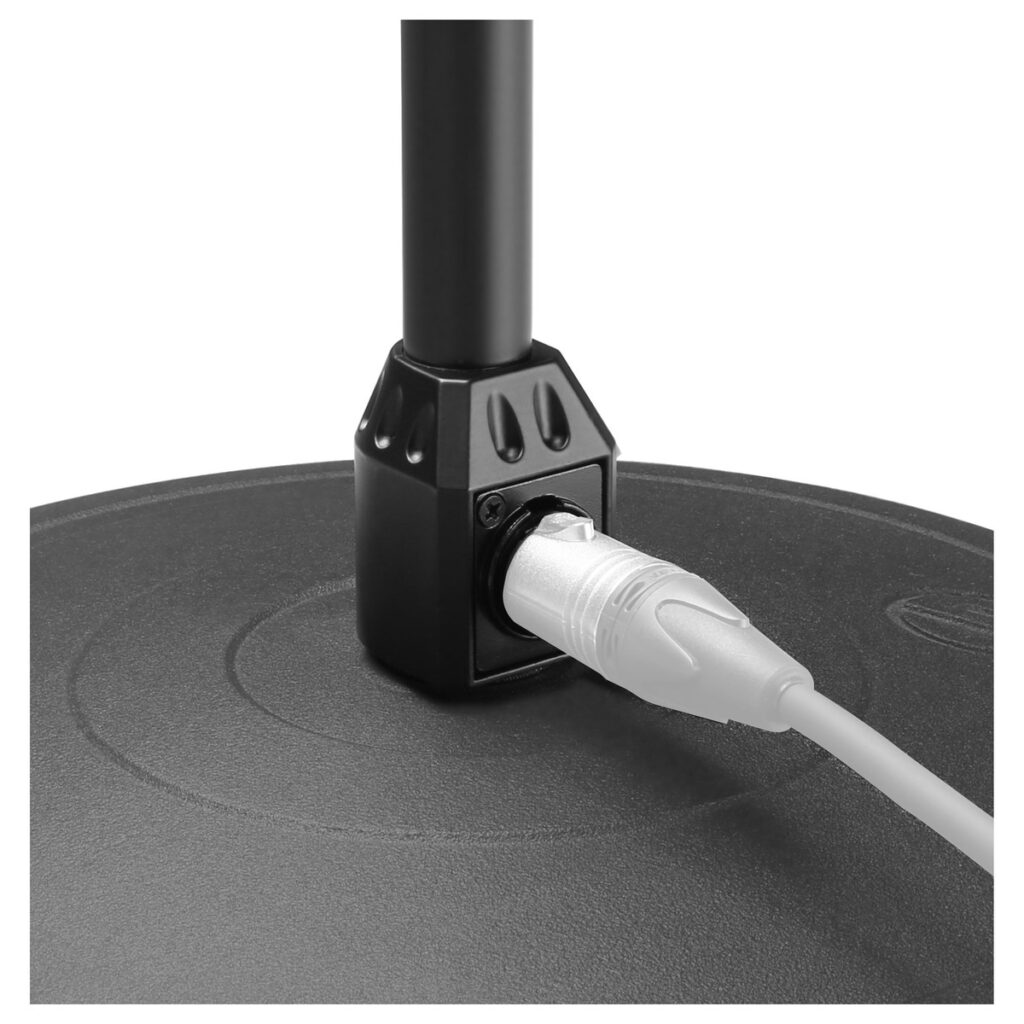 Gravity MS23XLR Microphone Stand with XLR Connector and Gooseneck