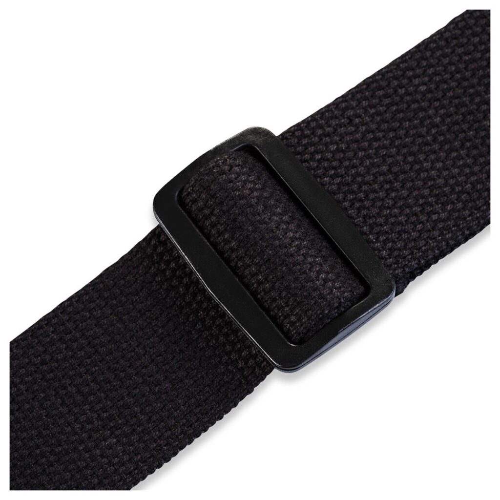 Levys MSSC8-BLK 2" Cotton Guitar Strap Black