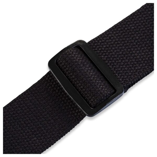 Levys MSSC8-BLK 2" Cotton Guitar Strap Black - Image 3