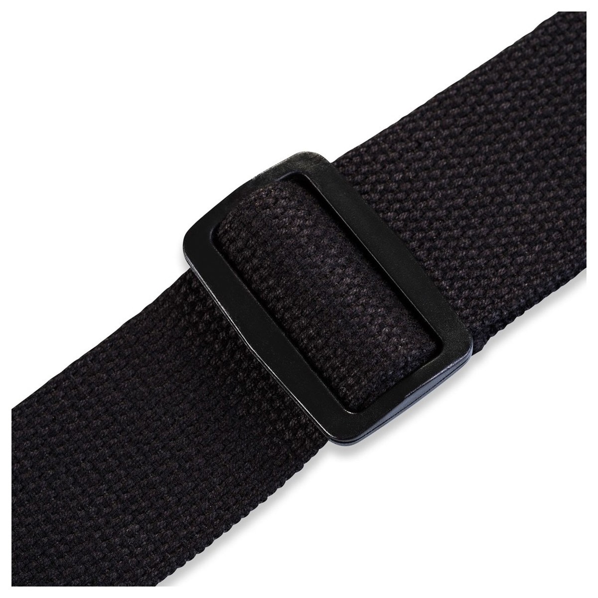 Levys MSSC8-BLK 2" Cotton Guitar Strap Black - Image 3