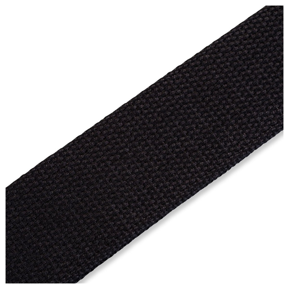 Levys MSSC8-BLK 2" Cotton Guitar Strap Black - Image 4