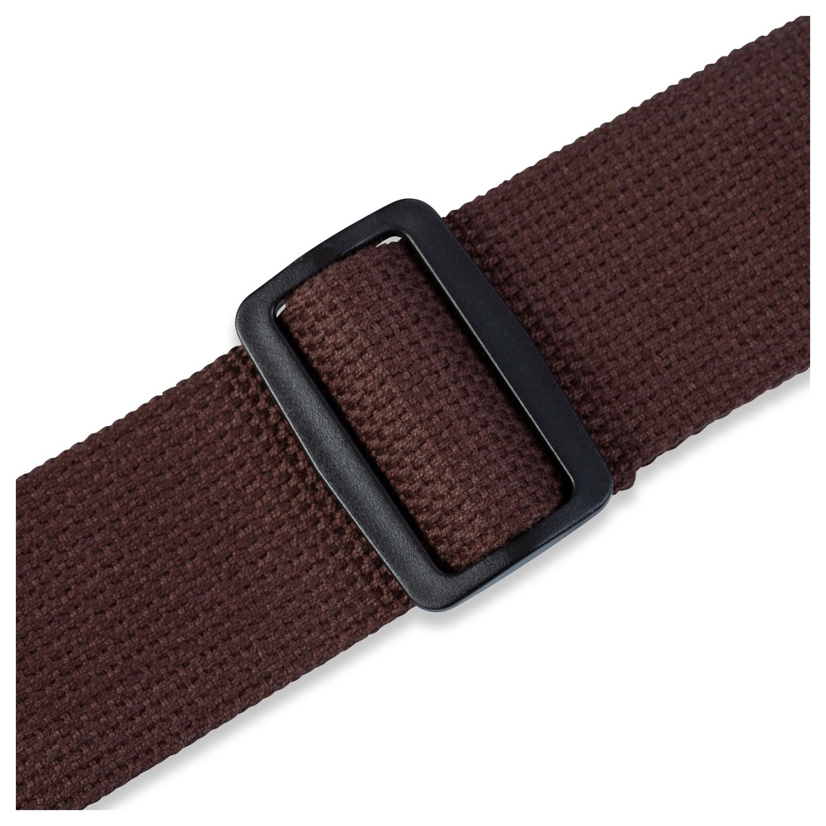 Levys MC8-BRN 2" Cotton Guitar Strap w/ Leather Ends Brown - Image 3
