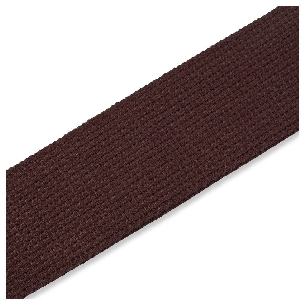 Levys MC8-BRN 2" Cotton Guitar Strap w/ Leather Ends Brown - Image 4