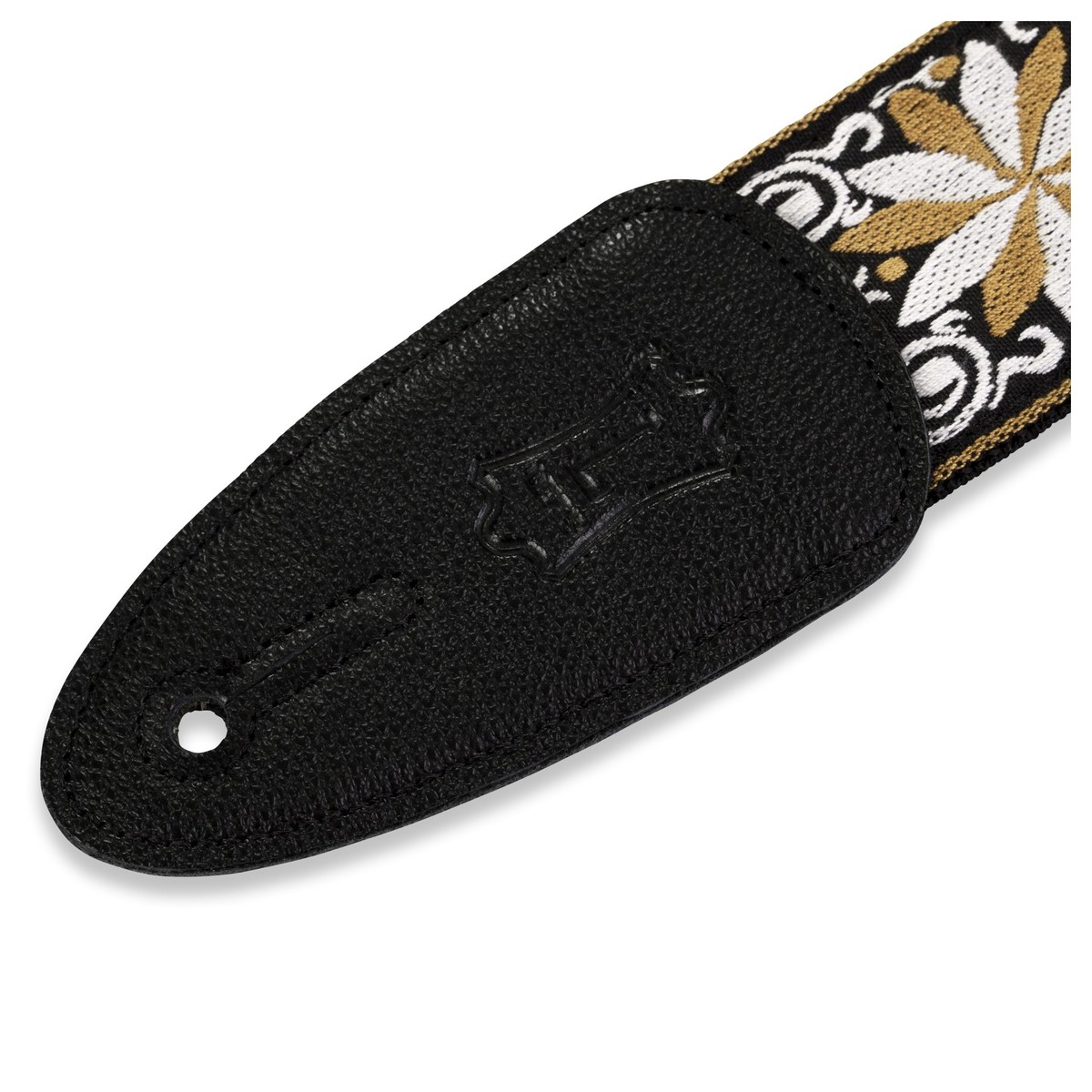 Levys M8HT-13 2" Hootenanny Guitar Strap Yellow Flower - Image 2