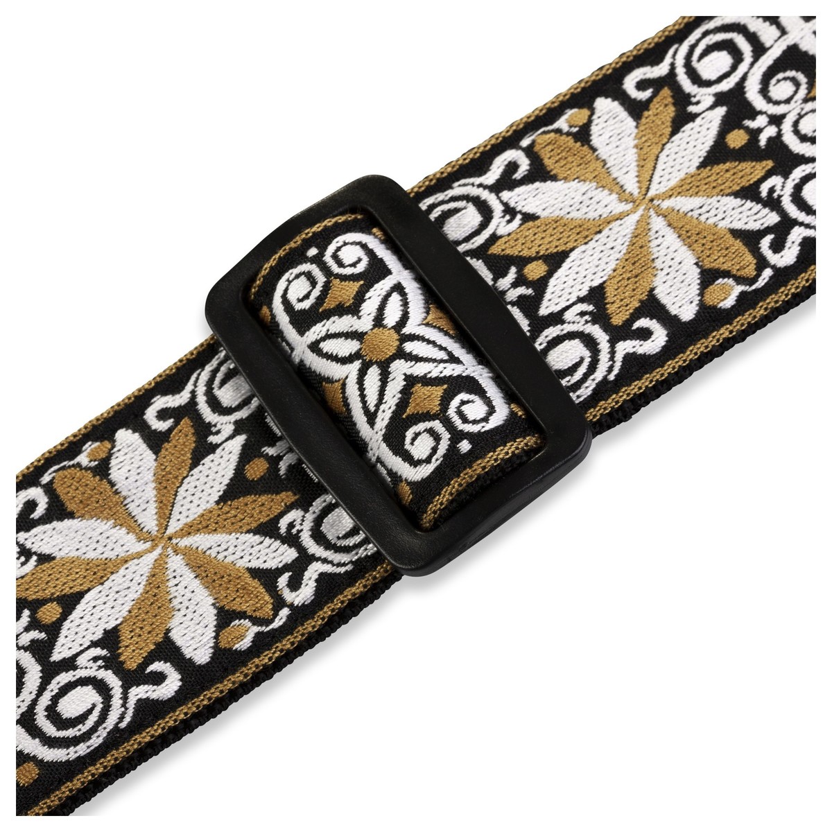 Levys M8HT-13 2" Hootenanny Guitar Strap Yellow Flower - Image 3