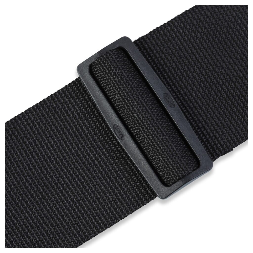 Levys M8P3-BLK 3" Polypropylene Guitar Strap Black