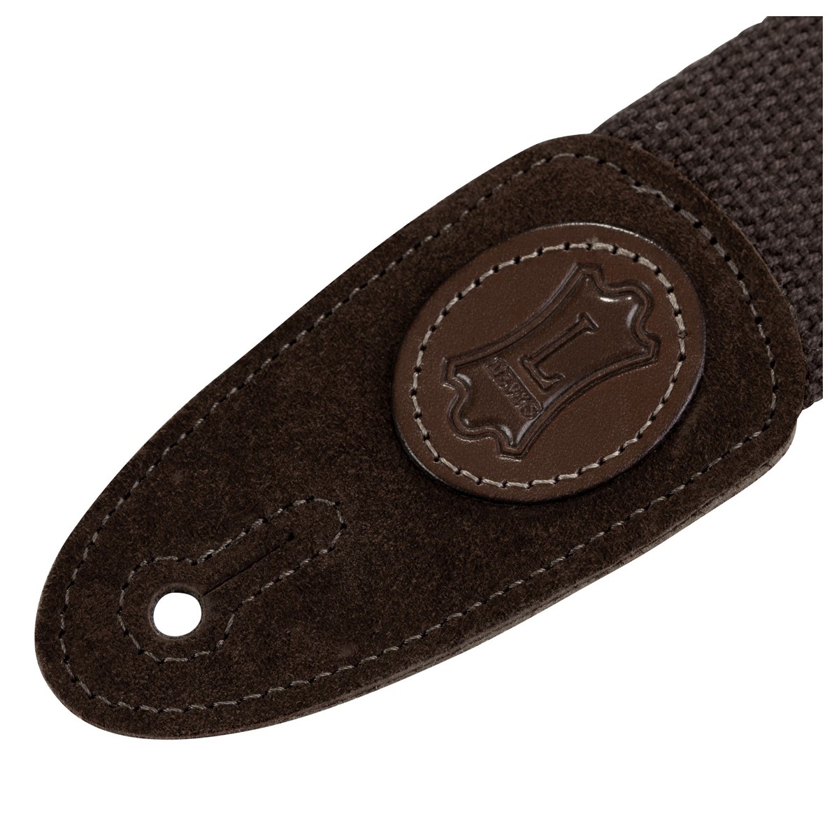 Levys MSSC8-BRN 2" Cotton Guitar Guitar Strap Brown - Image 2
