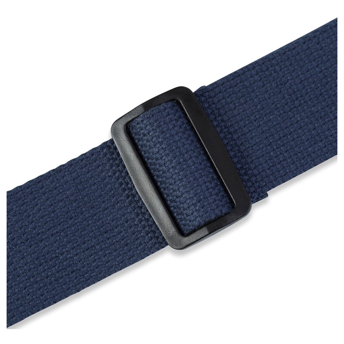 Levys MC8-NAV 2" Cotton Guitar Strap w/ Leather Ends Navy - Image 3