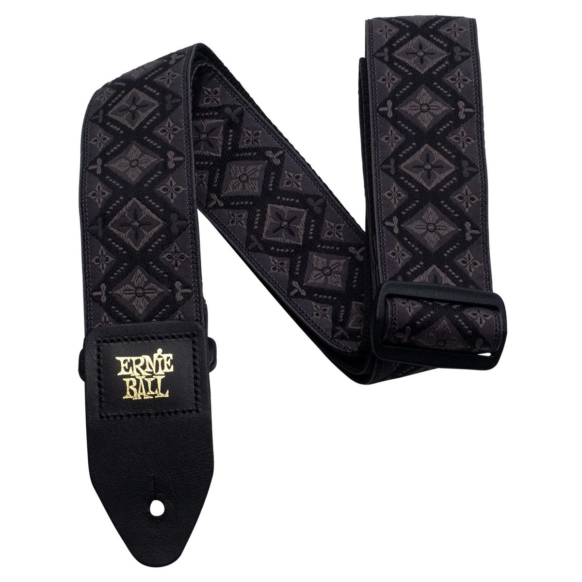 Ernie Ball 4093 Classic Jaquard Strap Regal Black - Image 1