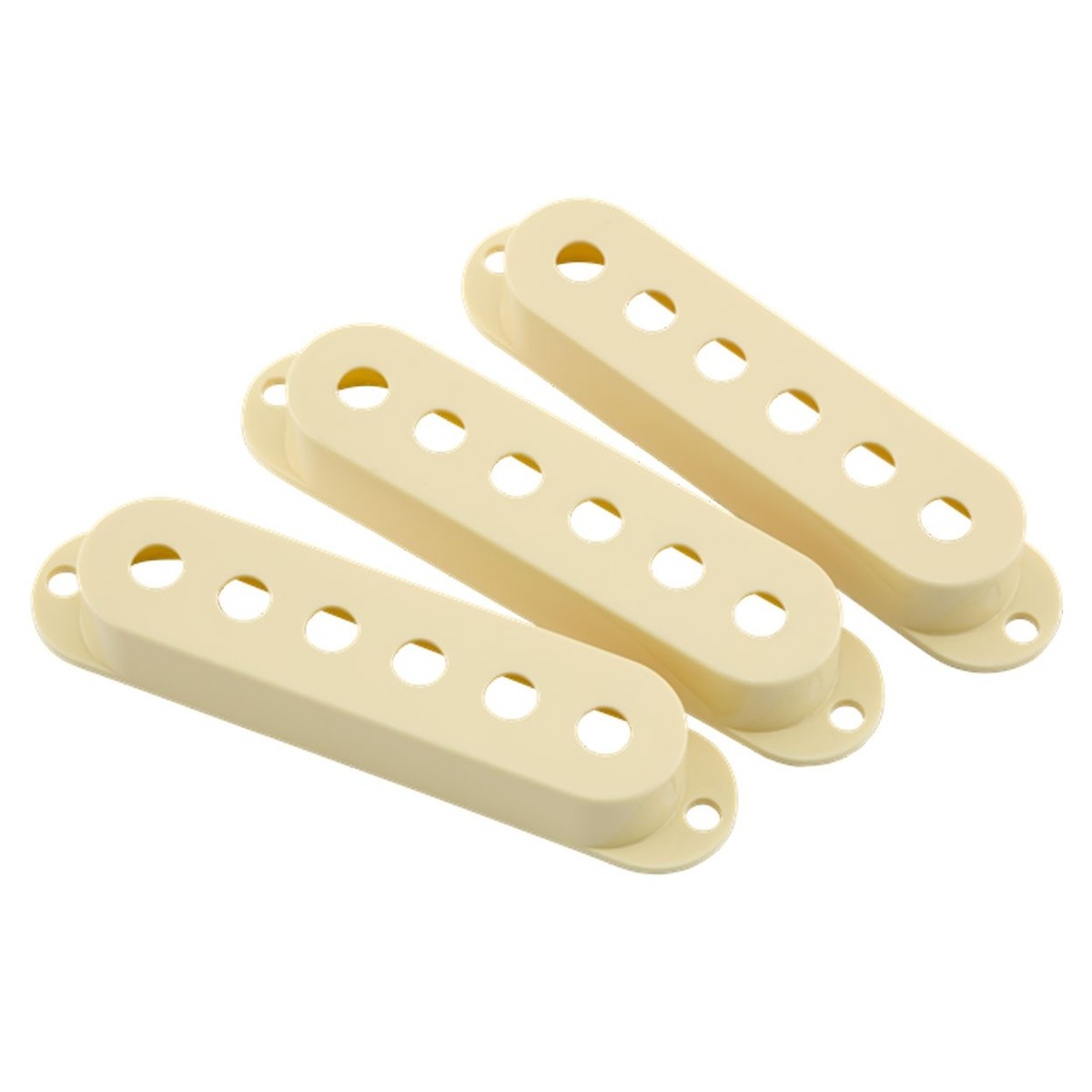 Fender Road Worn Stratocaster Pickup Covers Aged White (3) - Image 1