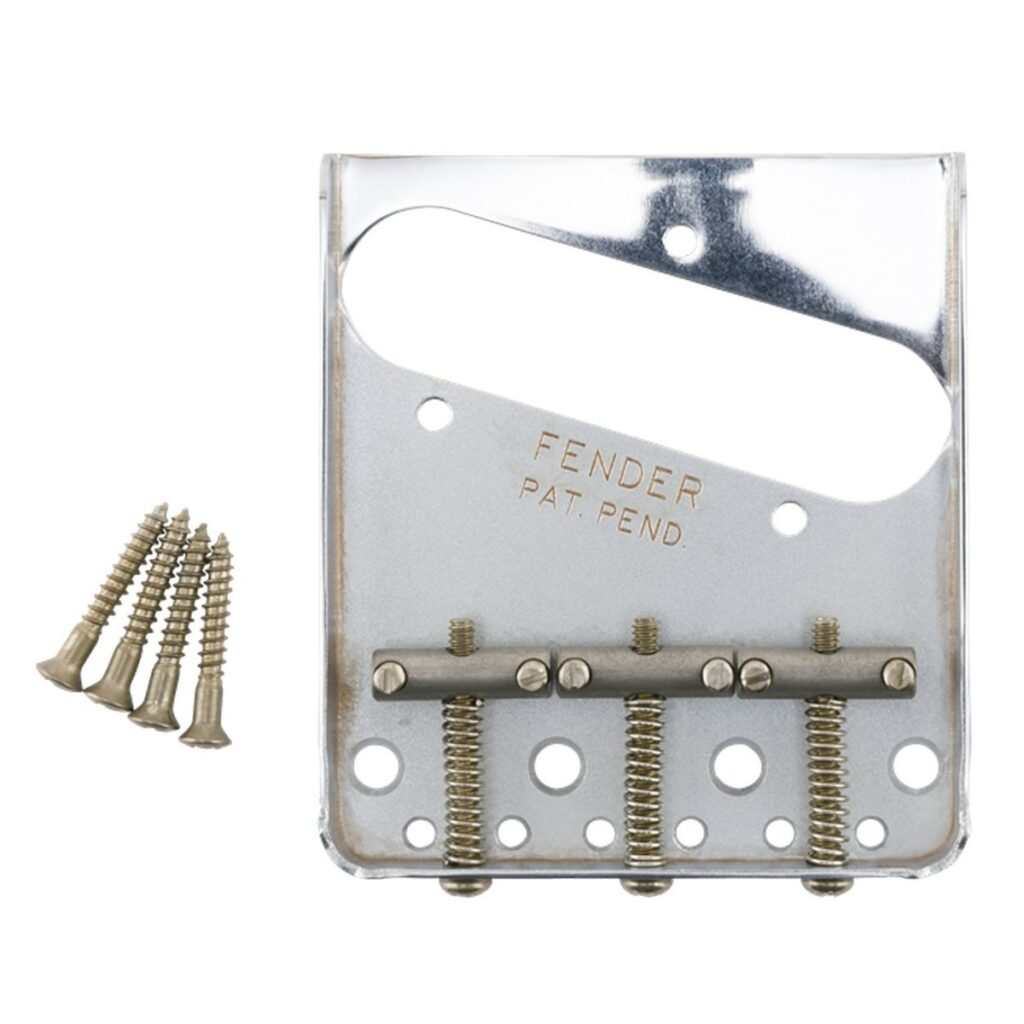 Fender Road Worn Telecaster Bridge Assembly Chrome