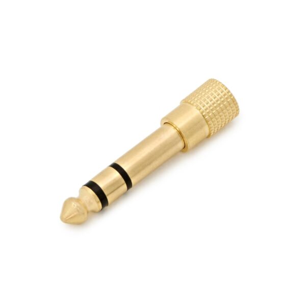 Headphone Jack Adaptor Gold - Image 1