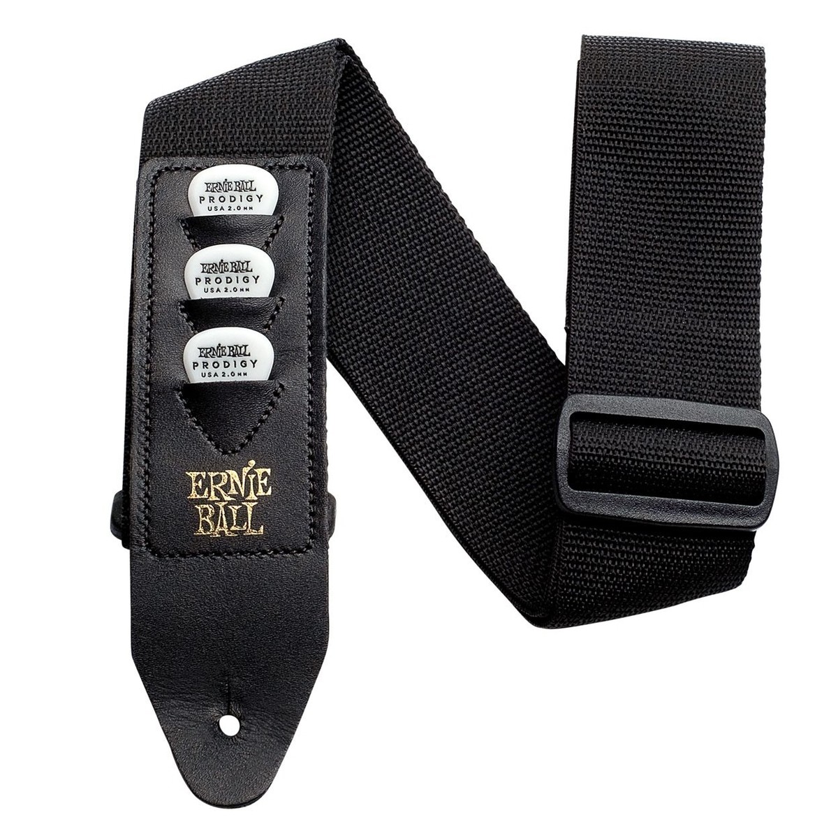 Ernie Ball P04039 Pickholder Strap Black - Image 1