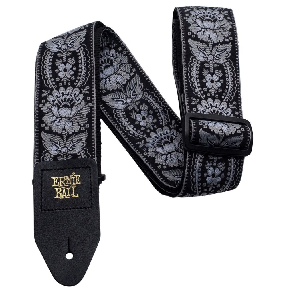 Ernie Ball P04150 Jacquard Strap Silver Orleans
