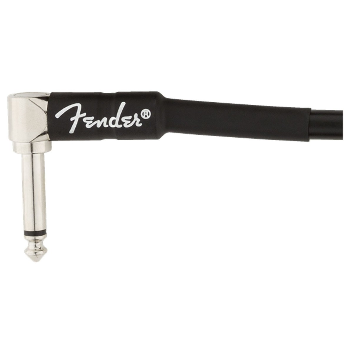 Fender Professional 3ft Angle Instrument Cable Black - Image 2