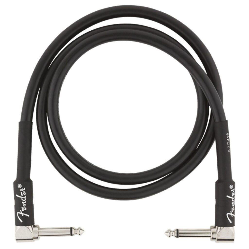 Fender Professional 3ft Angle Instrument Cable Black