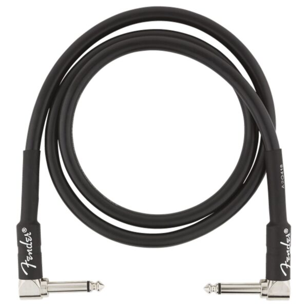 Fender Professional 3ft Angle Instrument Cable Black - Image 3