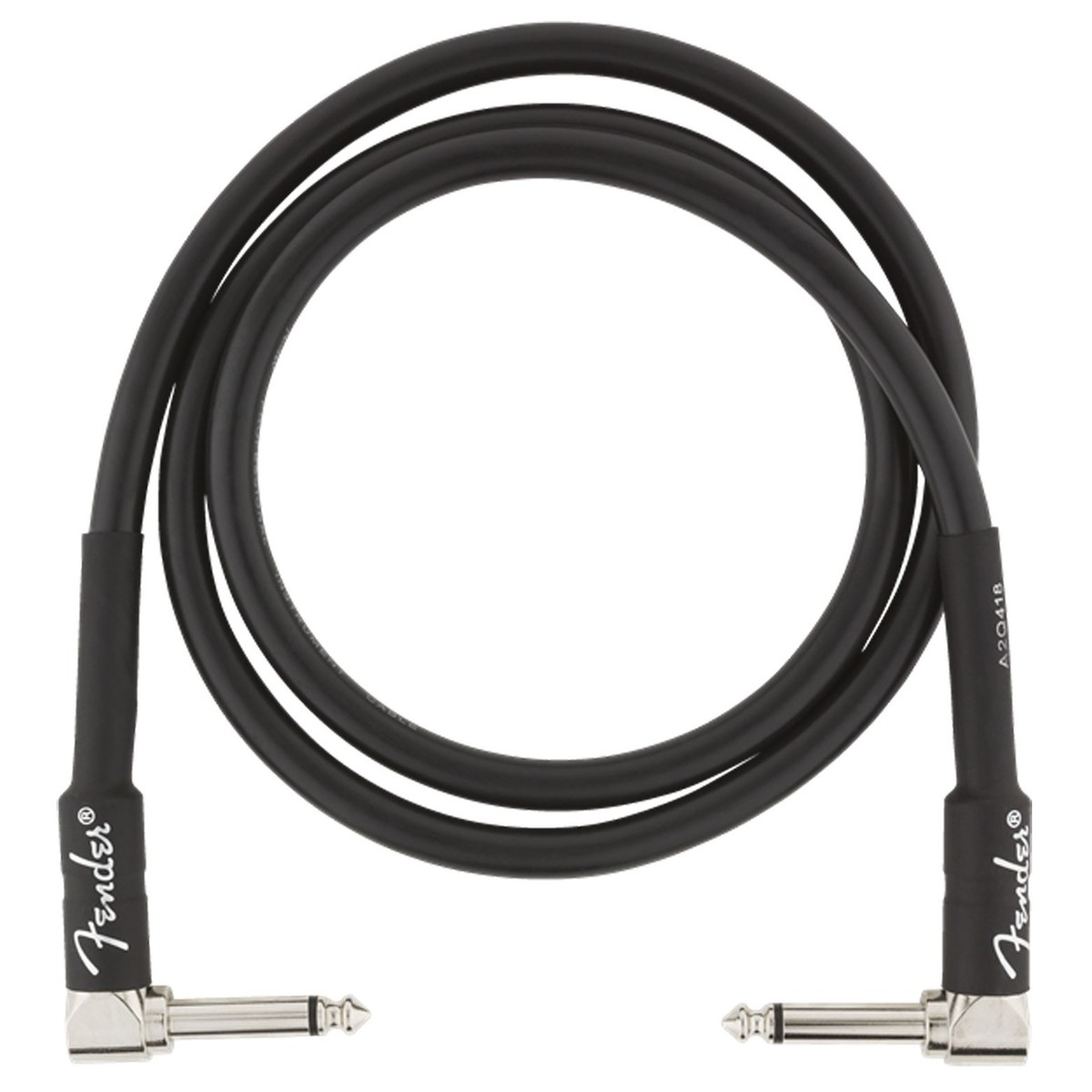 Fender Professional 3ft Angle Instrument Cable Black - Image 3