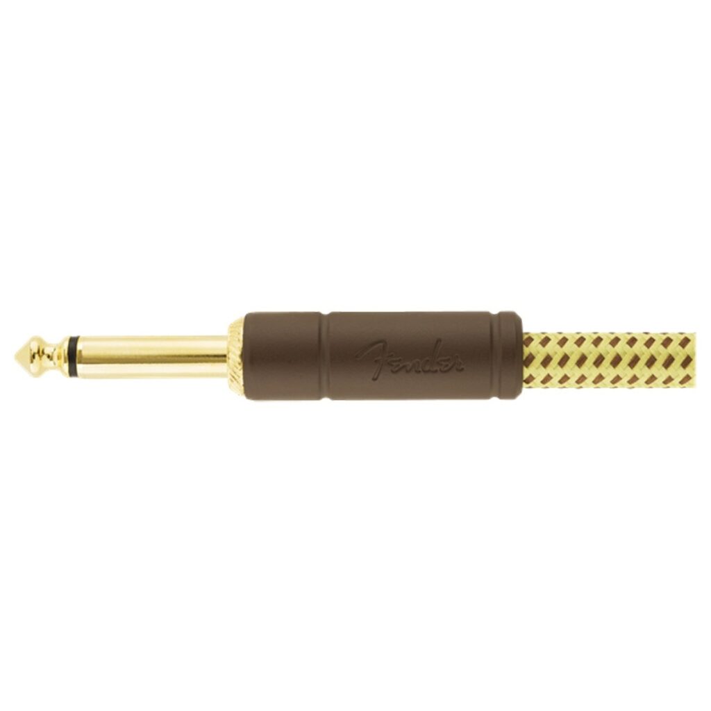 Fender Deluxe 5ft Straight Instrument Cable Tweed