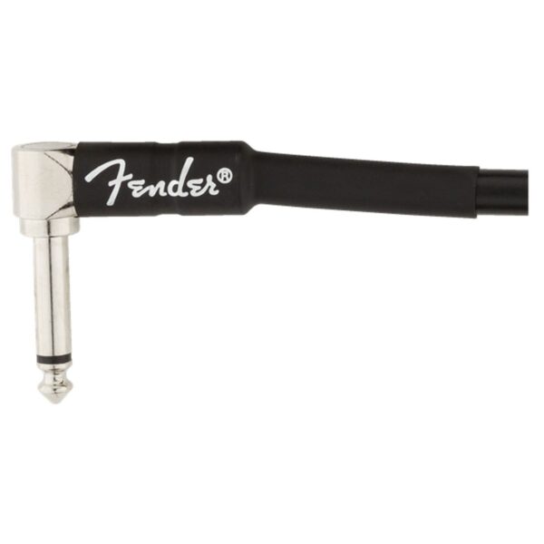 Fender Professional 25ft Straight/Angle Instrument Cable Black - Image 2