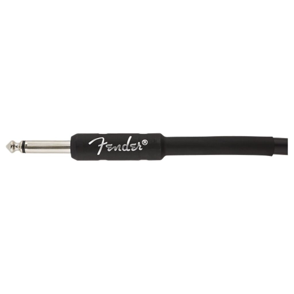 Fender Professional 25ft Straight/Angle Instrument Cable Black