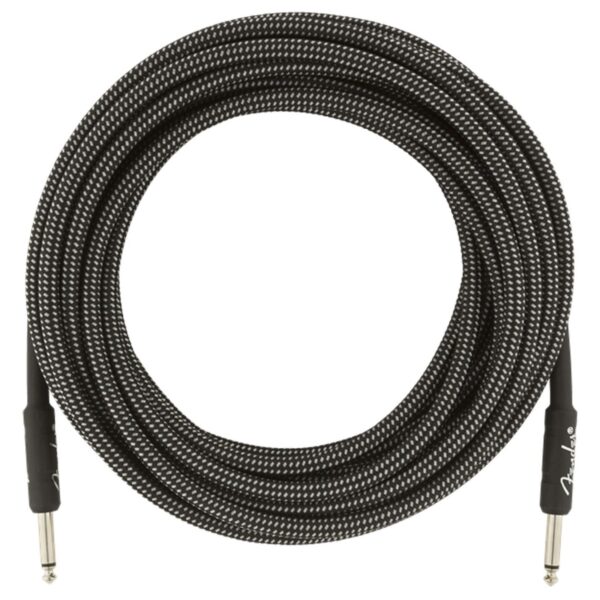 Fender Professional Series 7.5M/25ft Instrument Cable Gray Tweed - Image 3