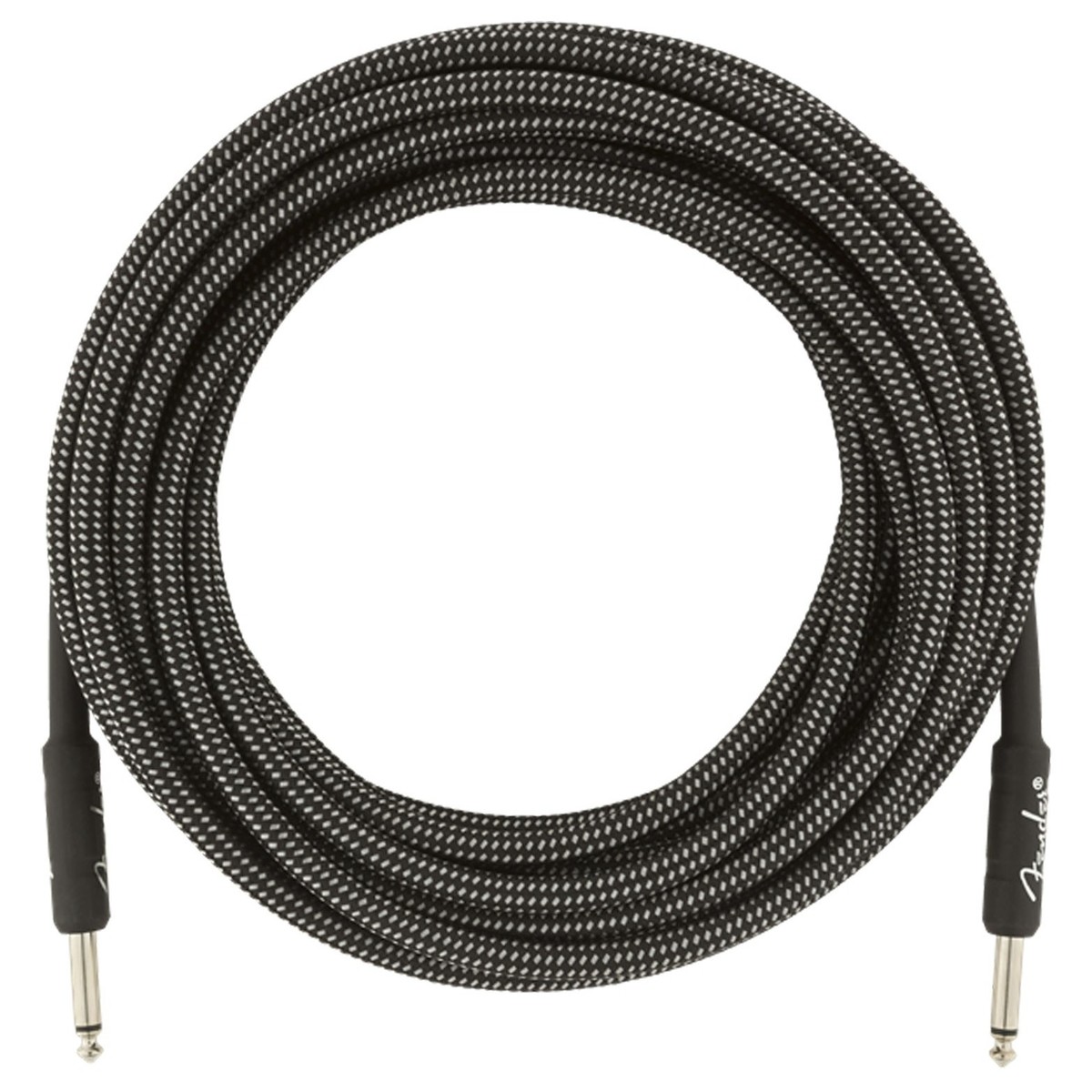 Fender Professional Series 7.5M/25ft Instrument Cable Gray Tweed - Image 3