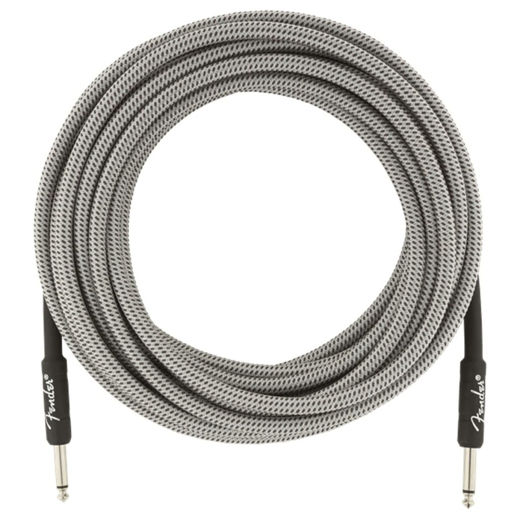 Fender Professional Series 7.5M/25ft Guitar Cable White Tweed