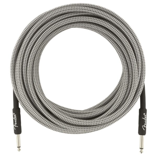 Fender Professional Series 7.5M/25ft Guitar Cable White Tweed - Image 3