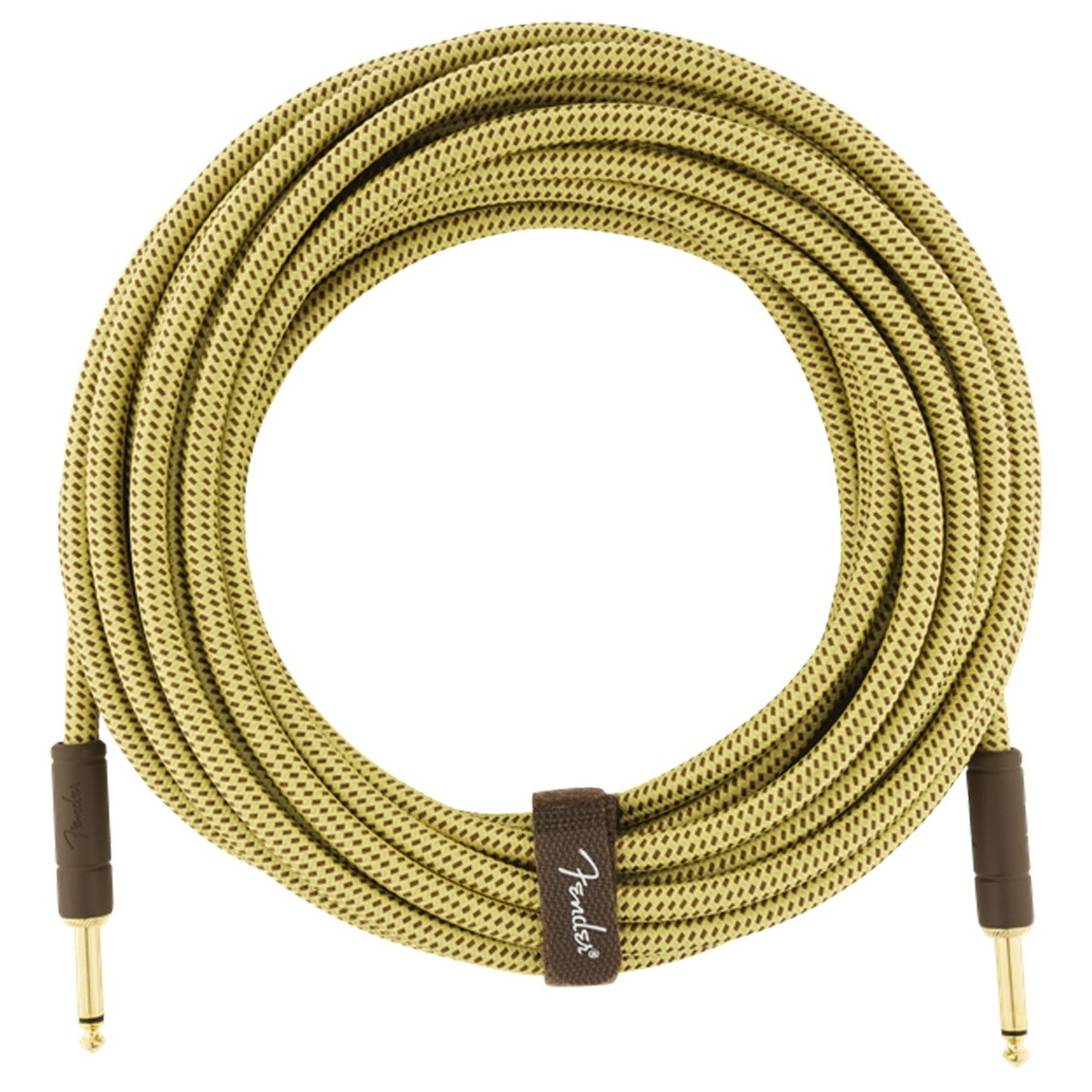 Fender Deluxe 7.5M/25ft Straight Instrument Cable Tweed - Image 3