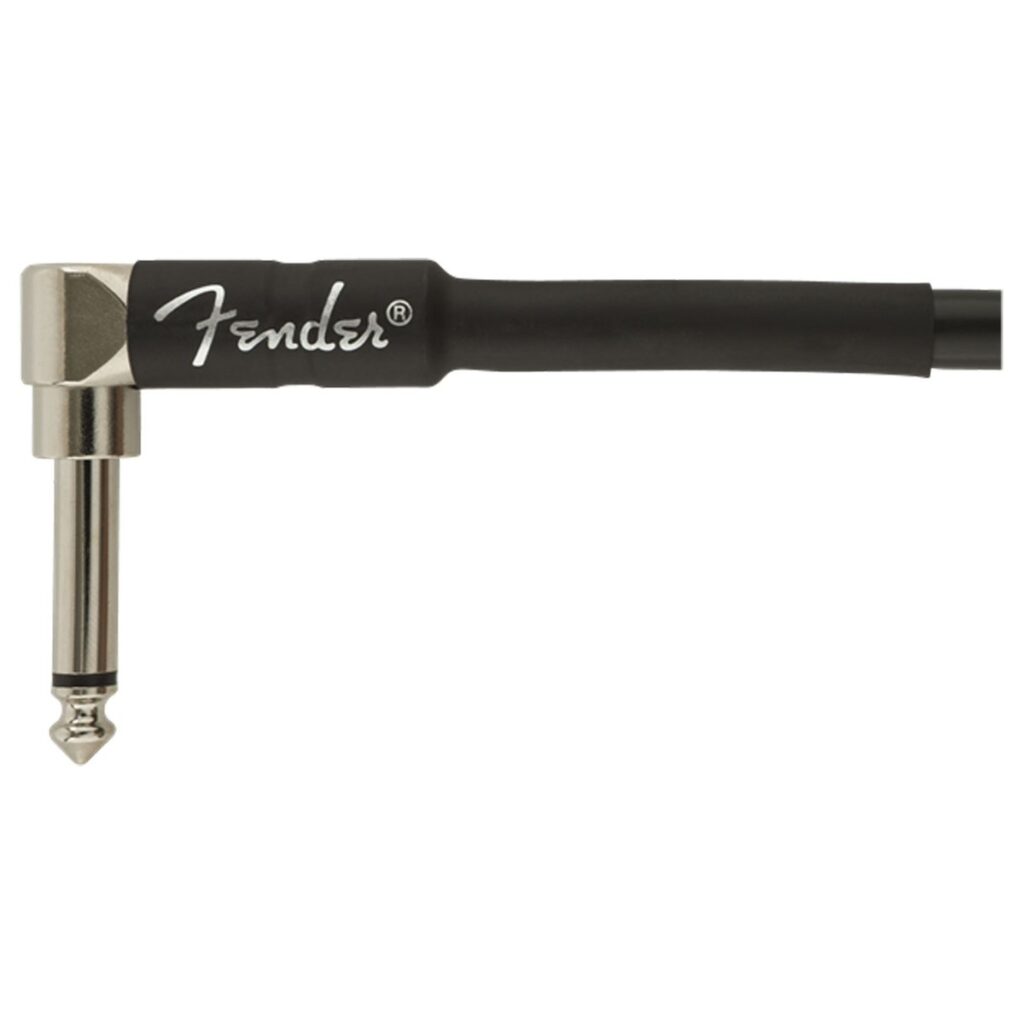Fender Professional 18.6ft Straight/Angle Instrument Cable Black