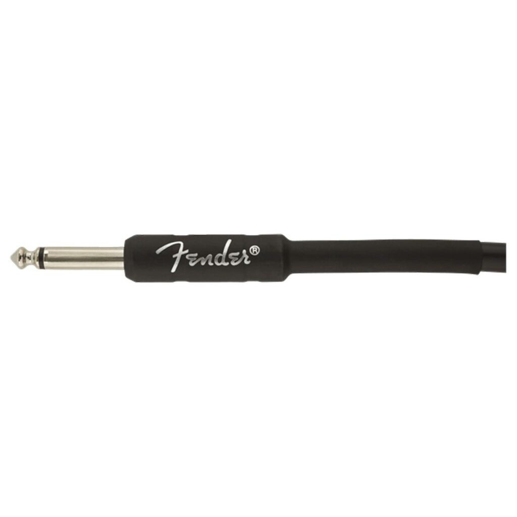 Fender Professional 18.6ft Straight Instrument Cable Black