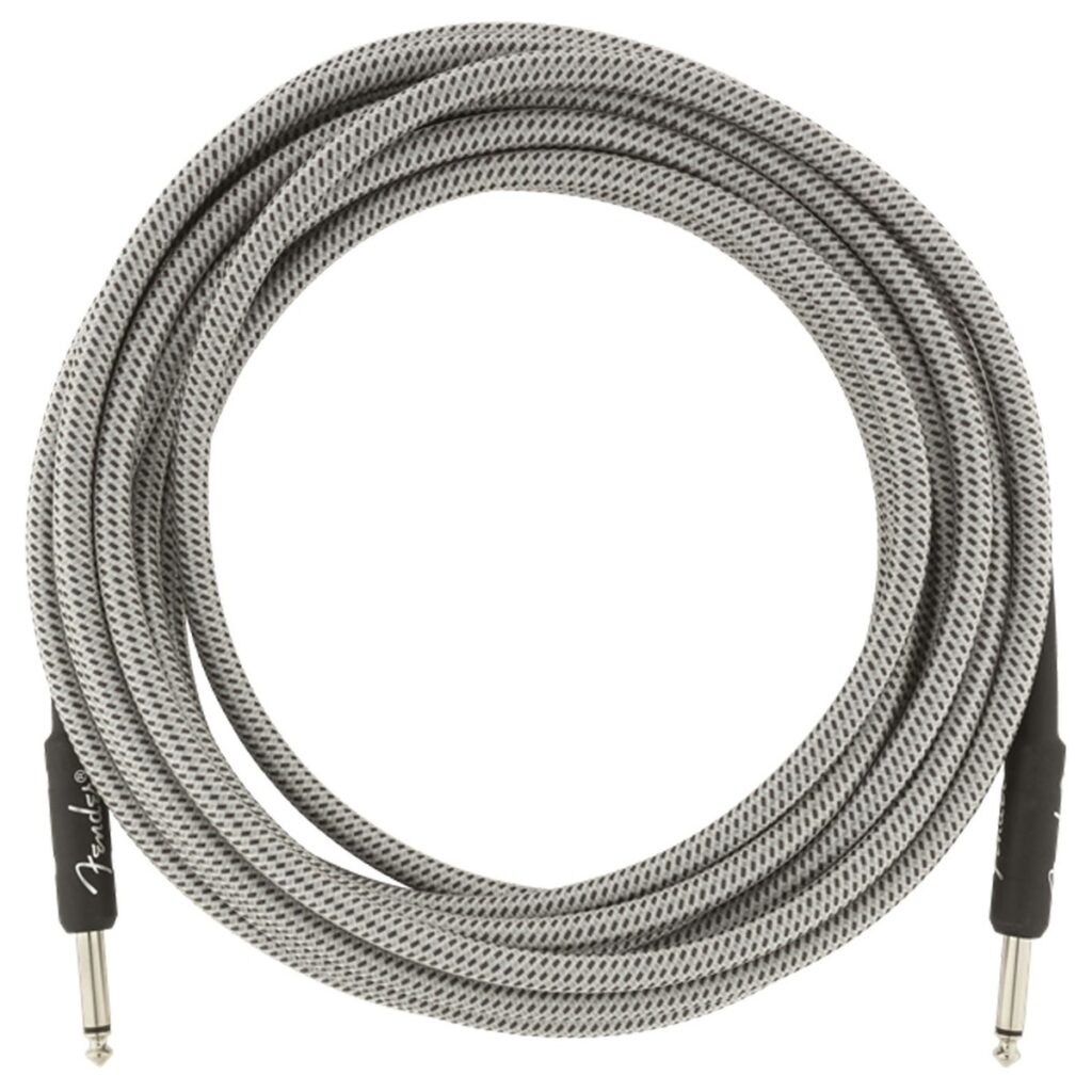 Fender Professional Series Instrument Cable 5.5M / 18.6 White Tweed