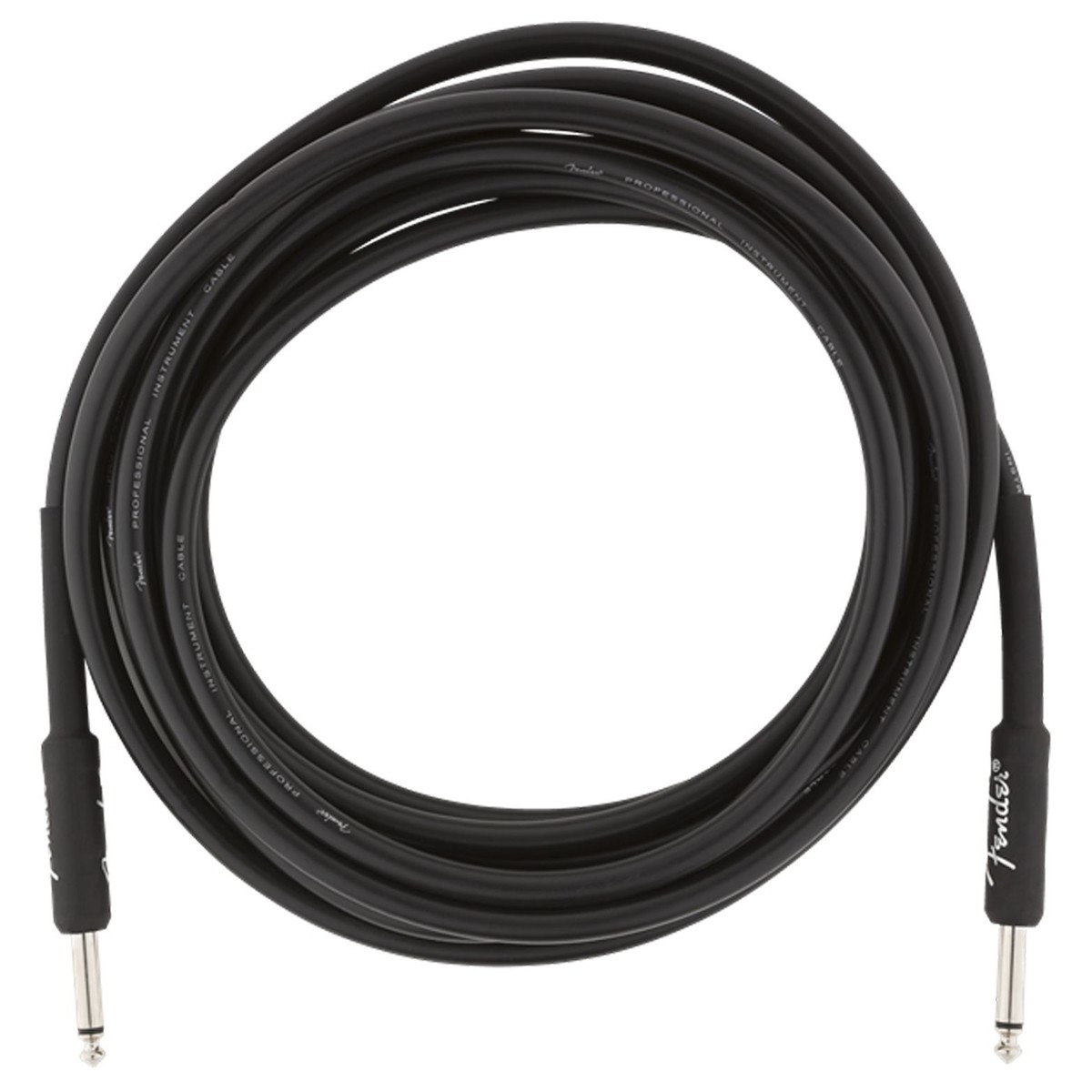 Fender Professional 15ft Straight Instrument Cable Black - Image 3