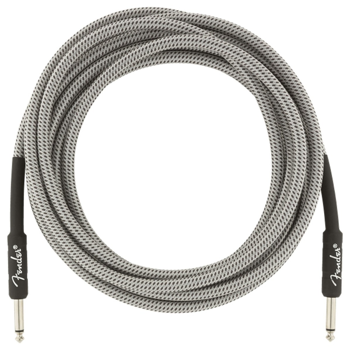 Fender Professional Series 4.5M/15ft Instrument Cable White Tweed - Image 3