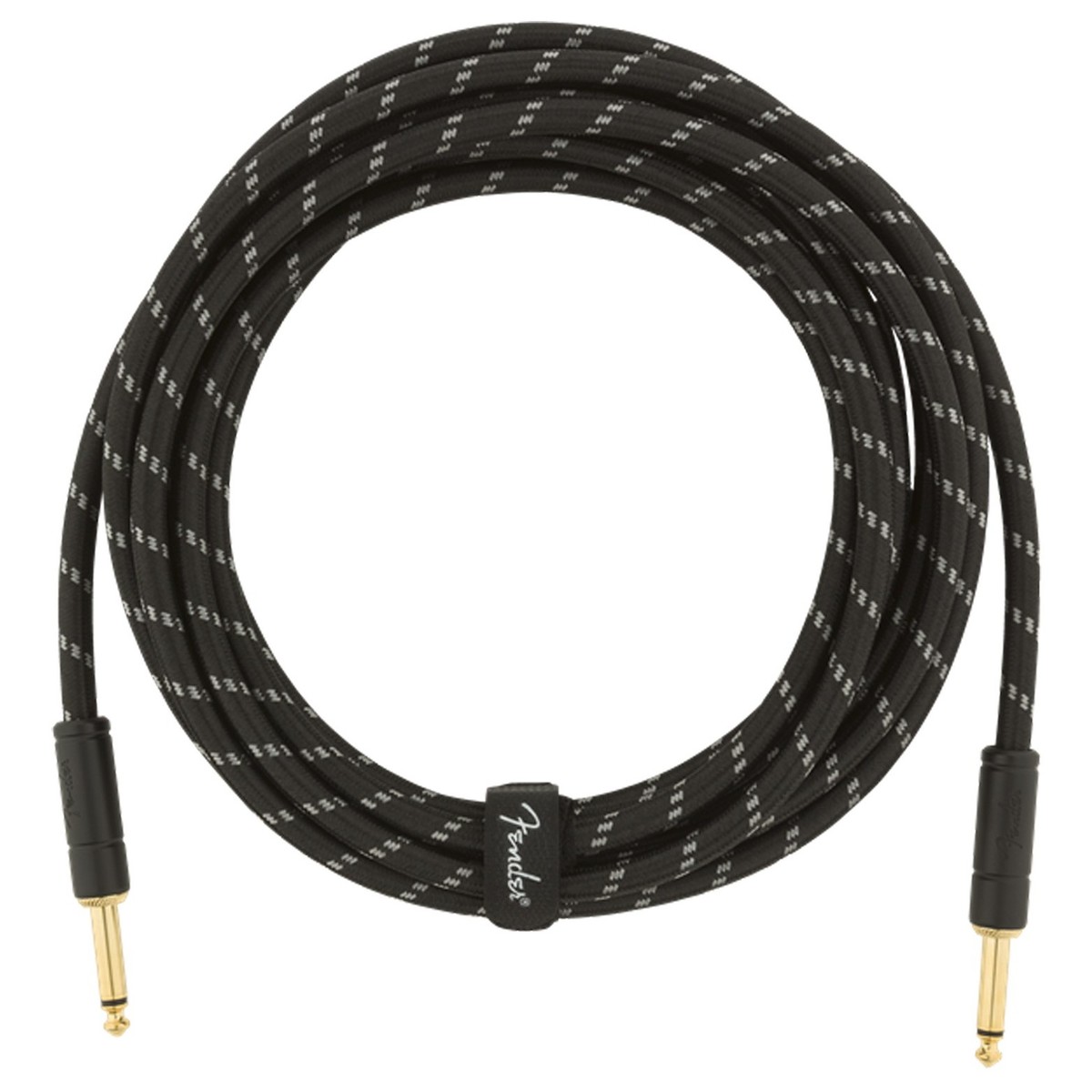 Fender Deluxe 4.5M/15ft Straight Instrument Cable Black Tweed - Image 3