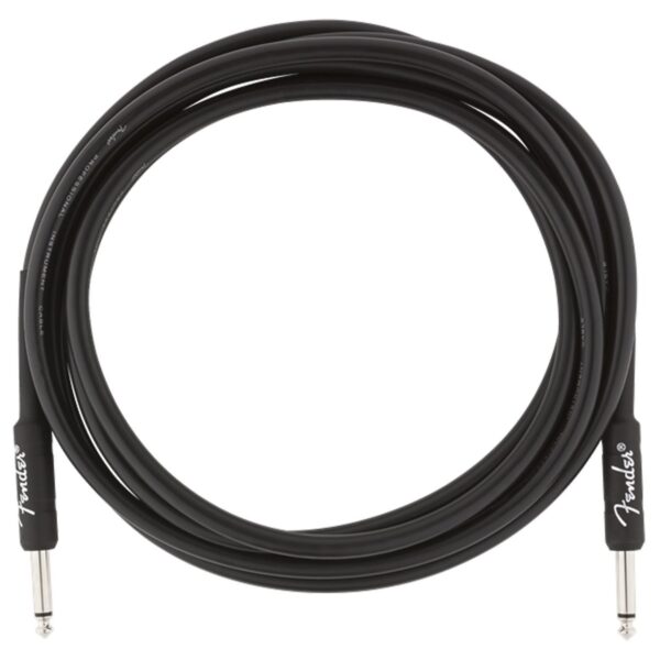 Fender Professional 3M/10ft Straight Instrument Cable Black - Image 3