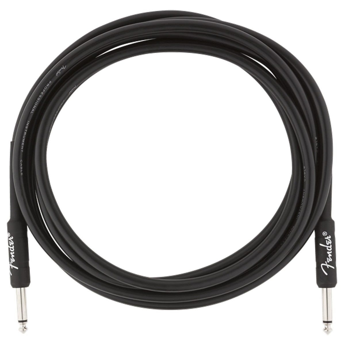 Fender Professional 3M/10ft Straight Instrument Cable Black - Image 3