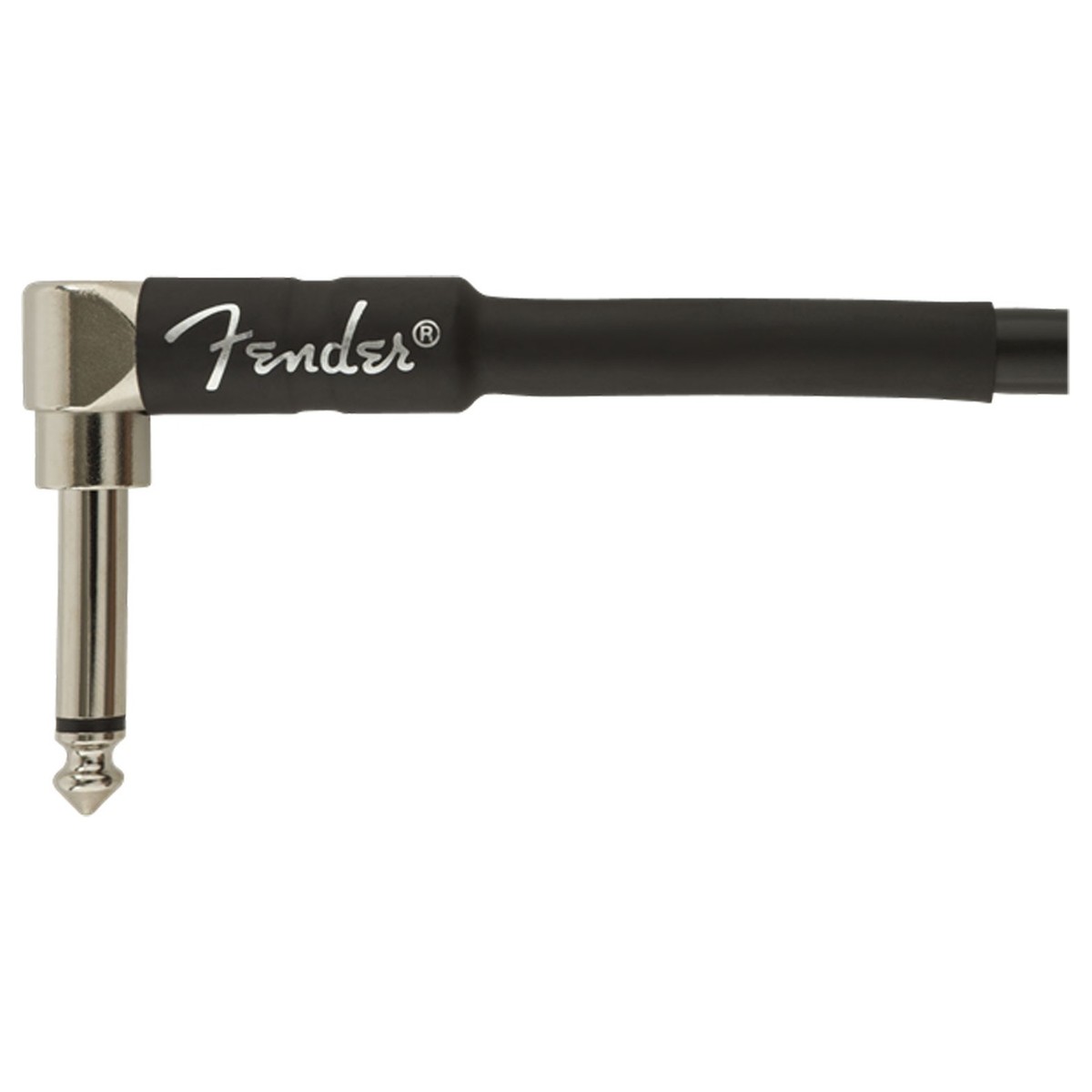 Fender Professional 10ft Straight/Angle Instrument Cable Black - Image 2