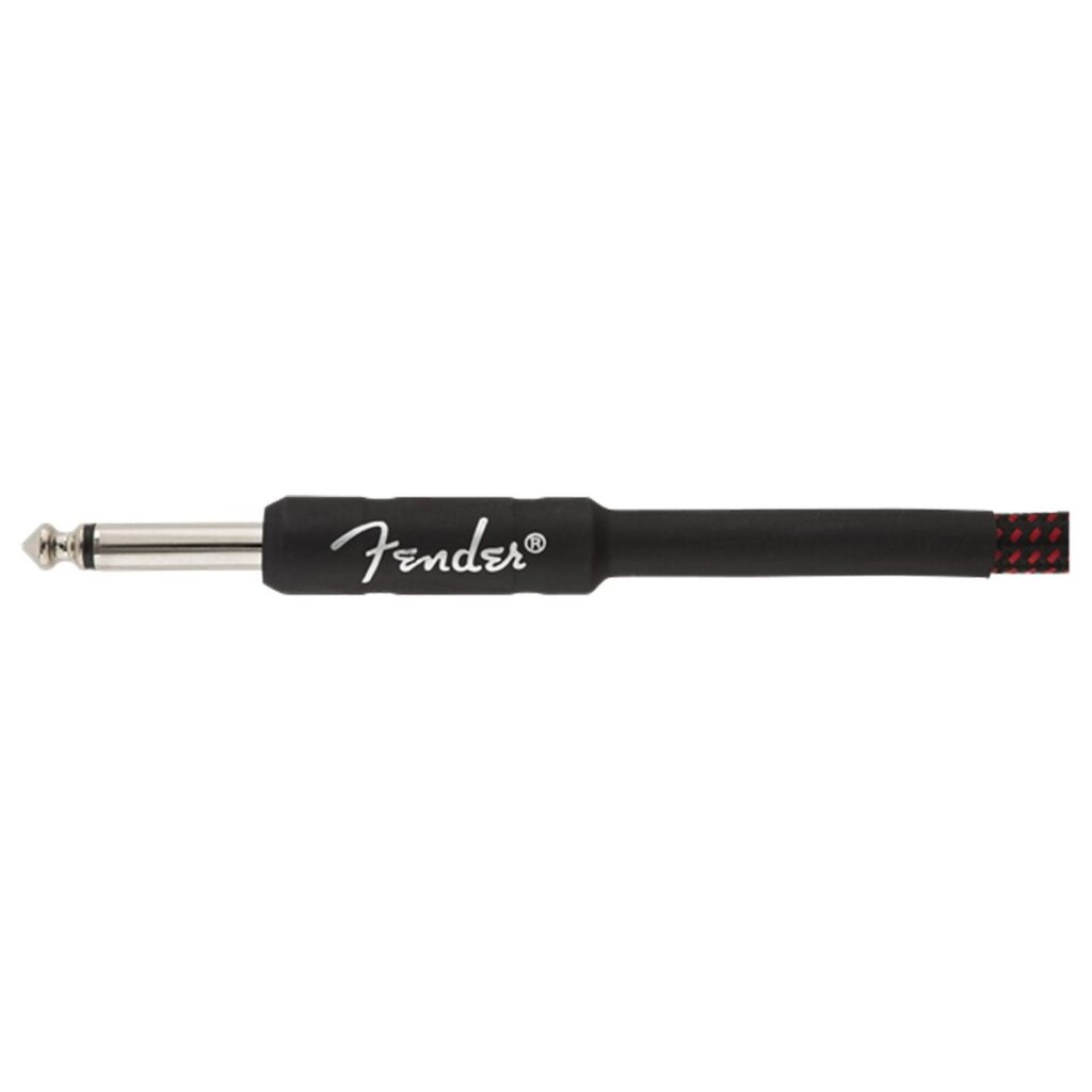 Fender Professional 10ft Straight Instrument Cable Red Tweed